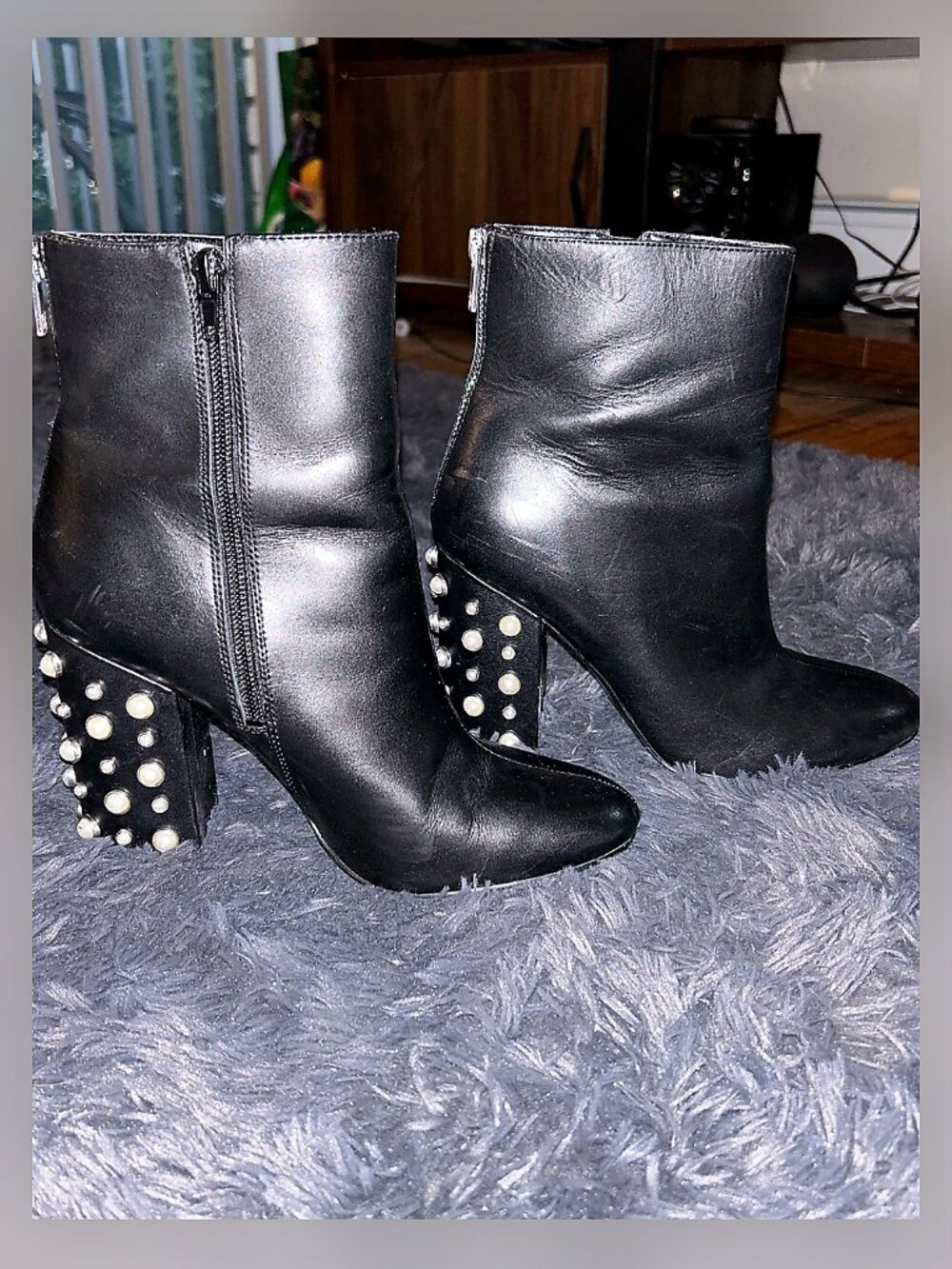 Black boots